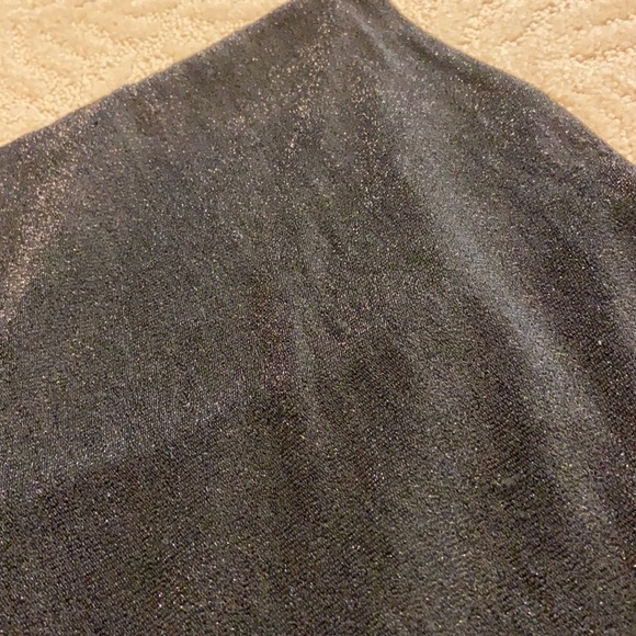 Wild Fable Black Sparkly Cropped Tube Top Small - Picture 2 of 8